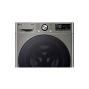 LG מכונת כביסה 9 ק''ג AIDD בצבע כסף פלטינה עם  פתח קדמי ודלת זכוכית שחורה, display, WF9214GBB, thumbnail 6