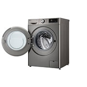 LG מכונת כביסה ומייבש 6\11 ק''ג AIDD בצבע שחור פלטינה עם פתח קדמי ודלת זכוכית שחורה, left side open, WD11614GBB, thumbnail 12