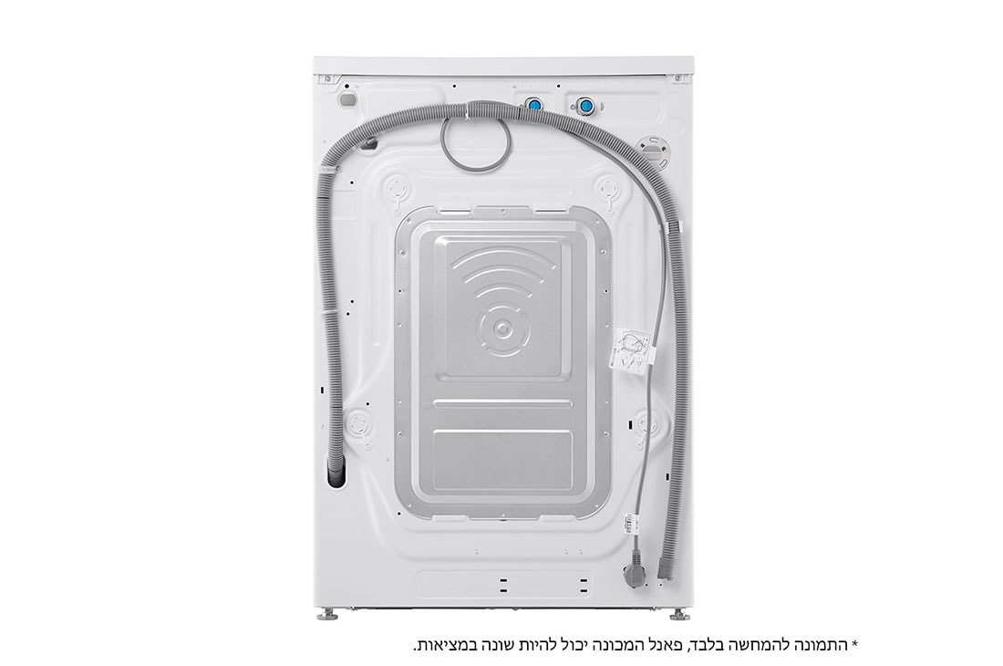 LG מכונת כביסה פתח קדמי 16 ק''ג  עם AIDD בצבע לבן, Back view, WF16210WB, thumbnail 17