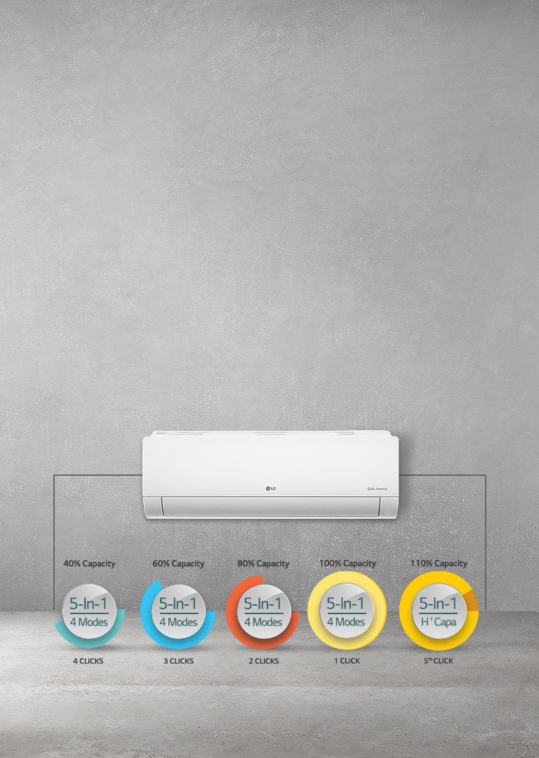 LG MS-Q12KNZA 5-in-1 Cooling