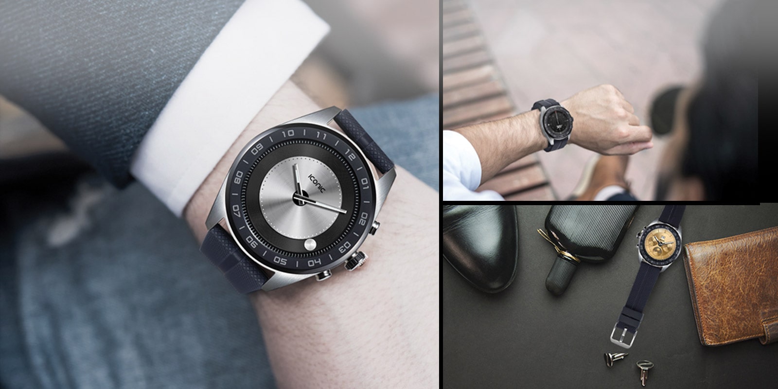 تصویر ساعت هوشمند LG WATCH W7 روی مچ دست
