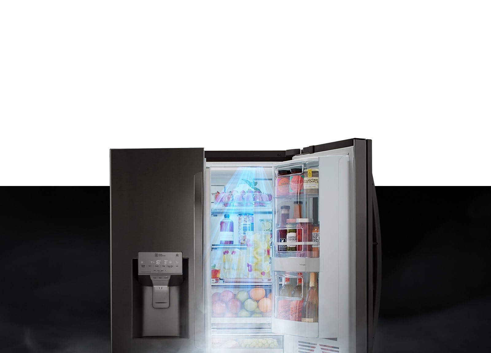 LG GC-X247CSAV 668 Ltr Door in Door Refrigerator DoorCooling+™ 