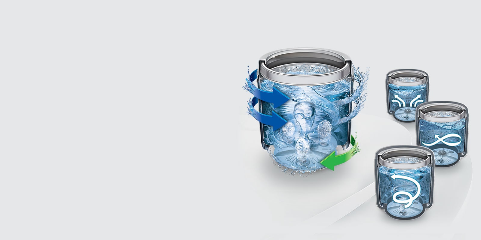 LG T65SJSF3Z 6.5 kg Smart Motion and TurboDrum