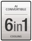 AI Convertible 6-in-1 Cooling