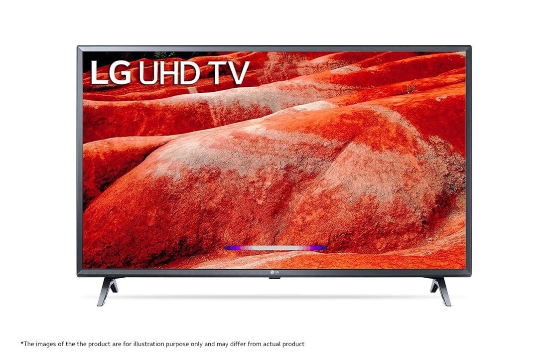 LG UM77 43 (108.22 cm) 4K Smart UHD TV, LG 43UM7790PTA Front View, 43UM7790PTA