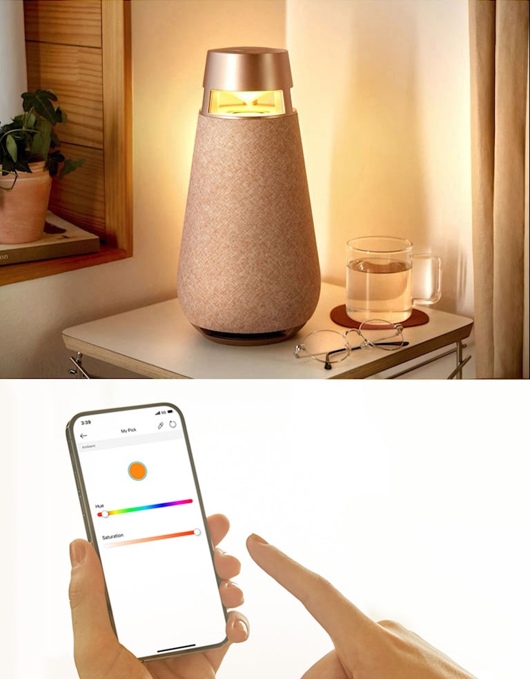 نورپردازی قابل تنظیم با XBOOM app2