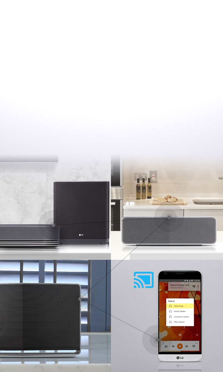 موسیقی در سرتاسر خانه با دستگاه صوتی Chromecast2