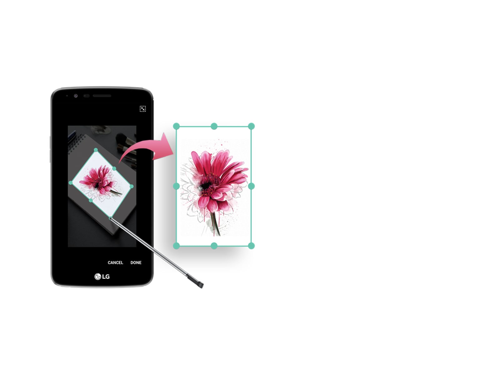 عکس‌ها را سریع بگیرید، بسازید، ترسیم و برش دهید1