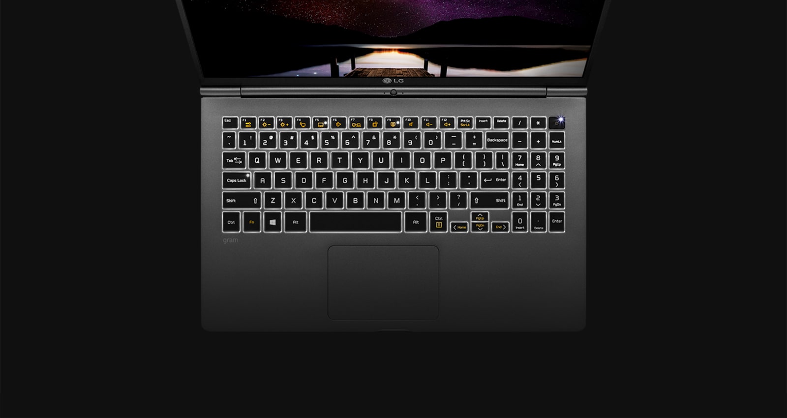 صفحه کلید دارای نور پس‌زمینه1