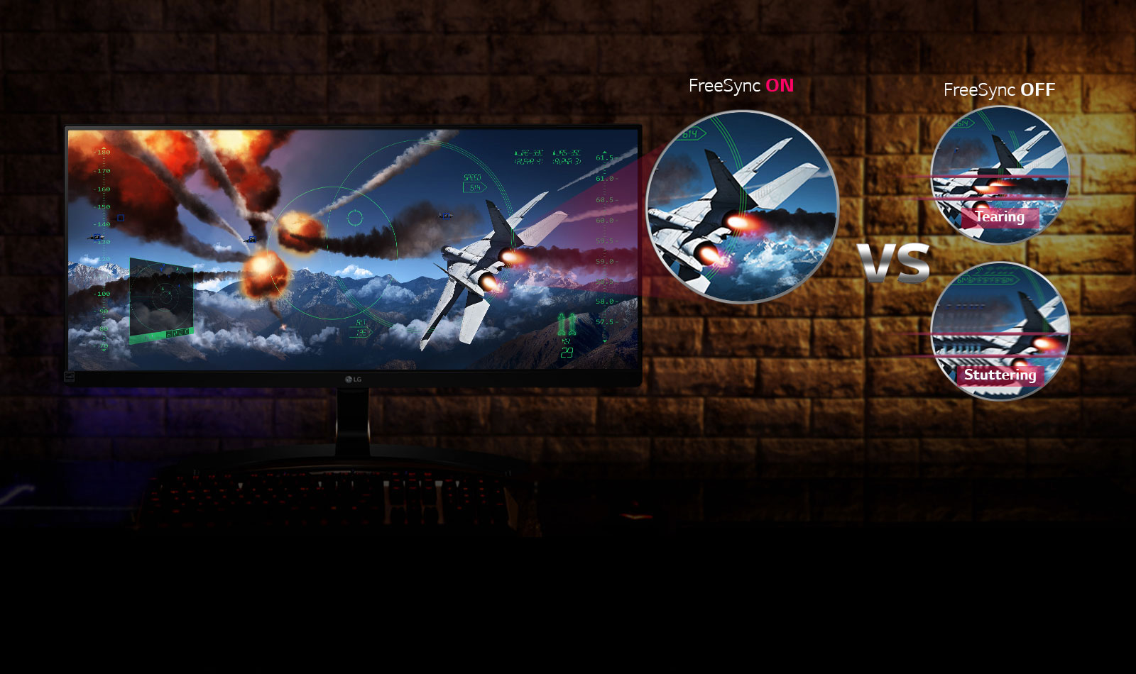 تلفیقی از ‏‏FOV‏ UltraWide™ با FreeSync1