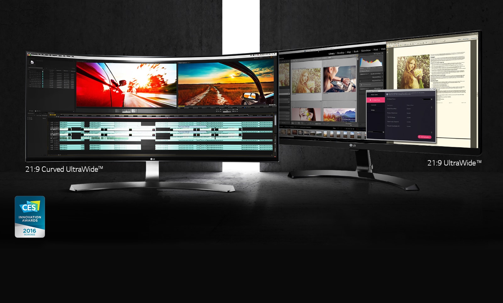 مانیتور UltraWide™‏با نسبت 21:91