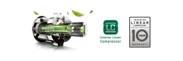 کمپرسور خطی - به کار رفته در فریزر