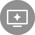 تصویری از تلویزیون OLED ال‌جی در اتاقی که در حال پخش یک فیلم اکشن است. امواج صوتی یک گنبد بین مبل و تلویزیون ایجاد می‌کند که صدای فضایی فراگیر را به تصویر می‌کشد.