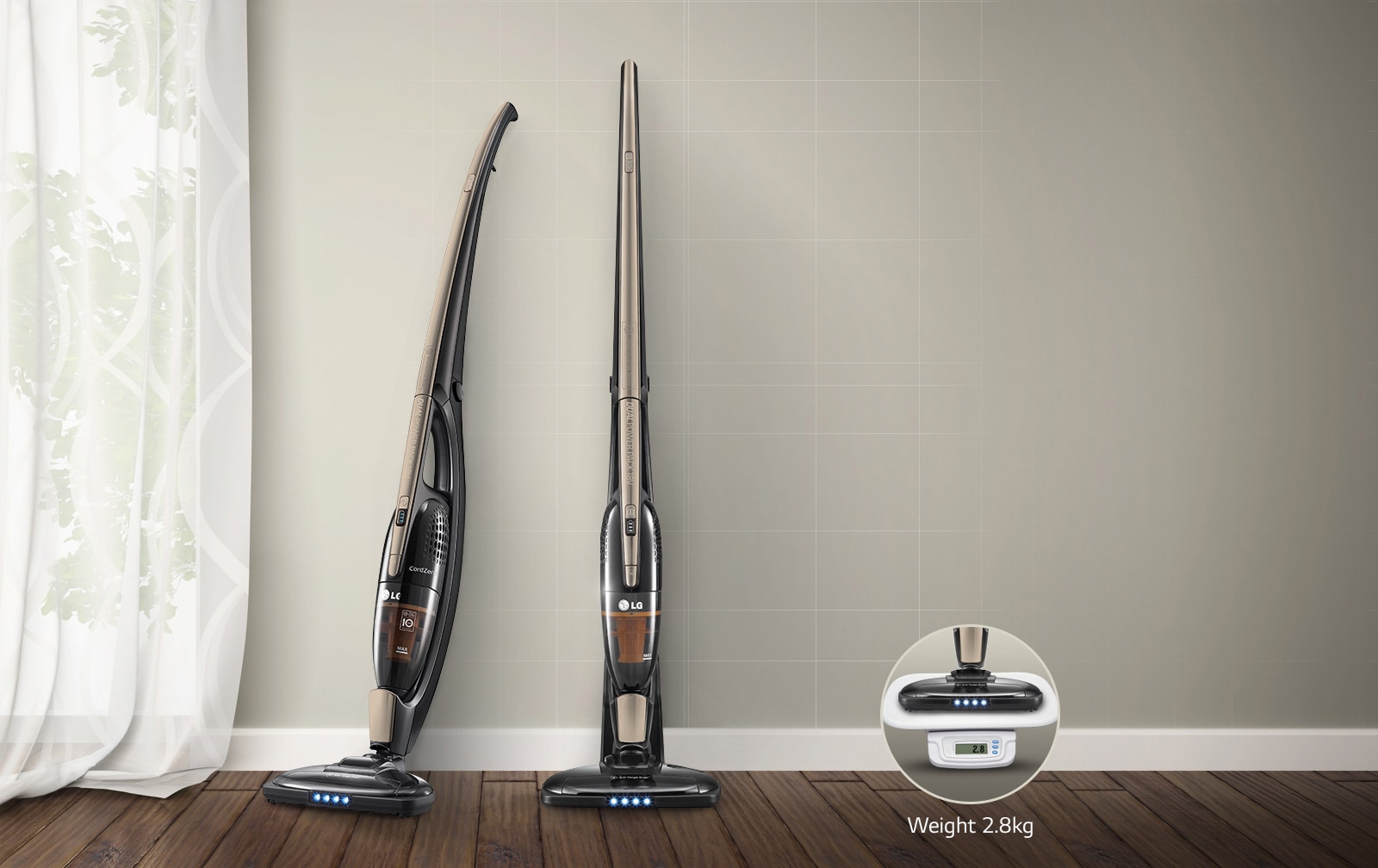 Slim design & Light weight