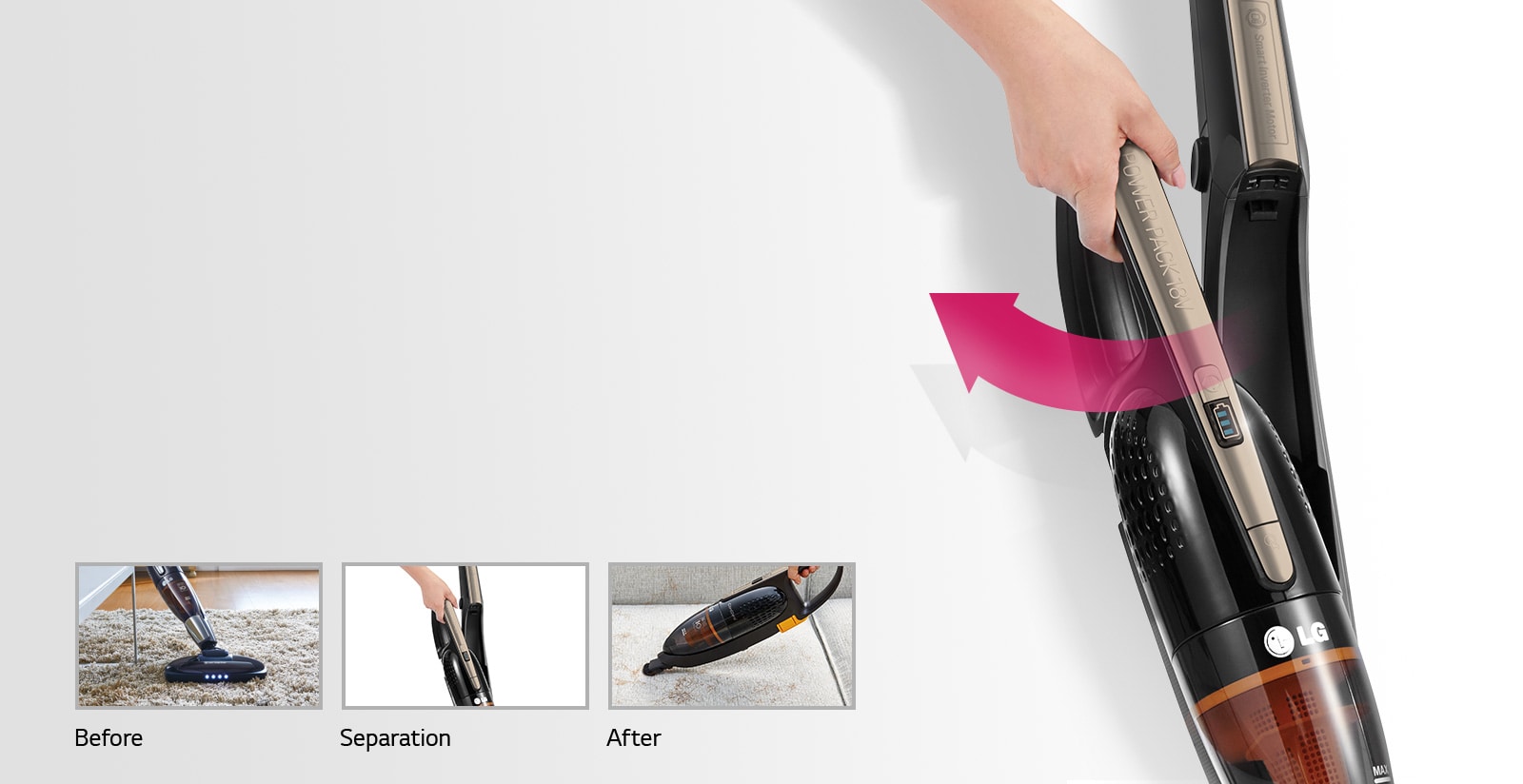 2 in 1 Handstick Vacuum Cleaner