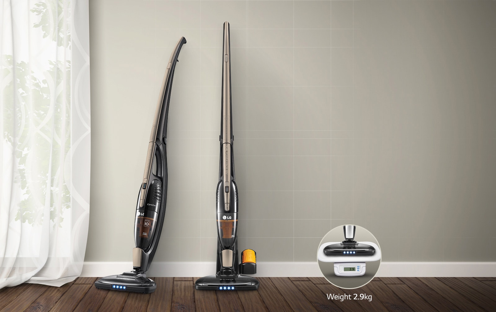 Slim design & Light weight