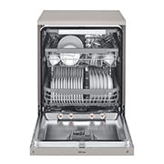 LG ال‌جی، ماشین ظرفشویی 14 نفره، فناوری™QuadWash، نقره‌ای , XD74S, thumbnail 3