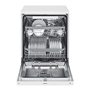 LG ال‌جی، ماشین ظرفشویی 14 نفره، فناوری™QuadWash، سفید, XD74W, thumbnail 3
