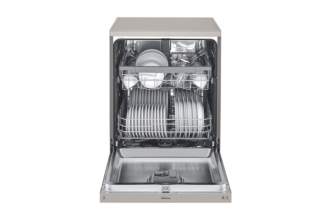 LG ال‌جی، ماشین ظرفشویی 14 نفره، فناوری™QuadWashو NFC، نقره‌ای , XD64S, thumbnail 3