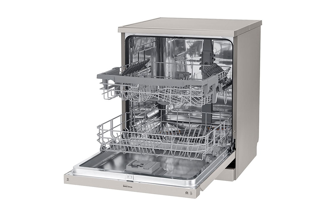 LG ال‌جی، ماشین ظرفشویی 14 نفره، فناوری™QuadWashو NFC، نقره‌ای , XD64S, thumbnail 5