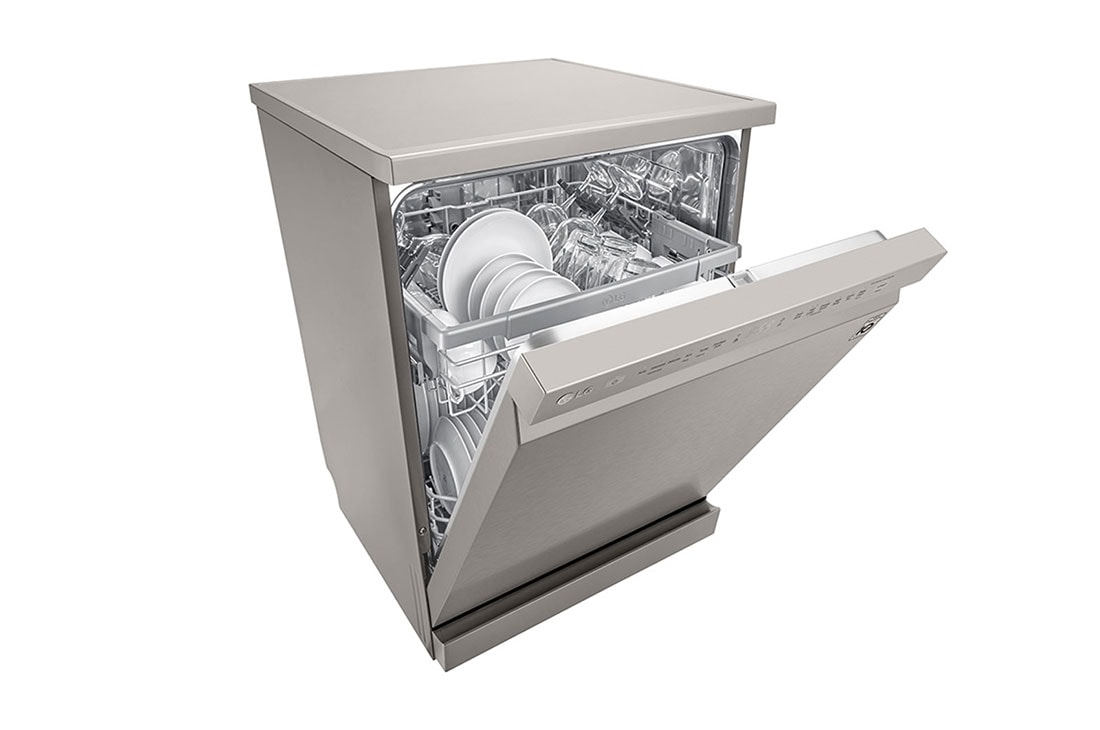 LG ال‌جی، ماشین ظرفشویی 14 نفره، فناوری™QuadWashو NFC، نقره‌ای , XD64S, thumbnail 8