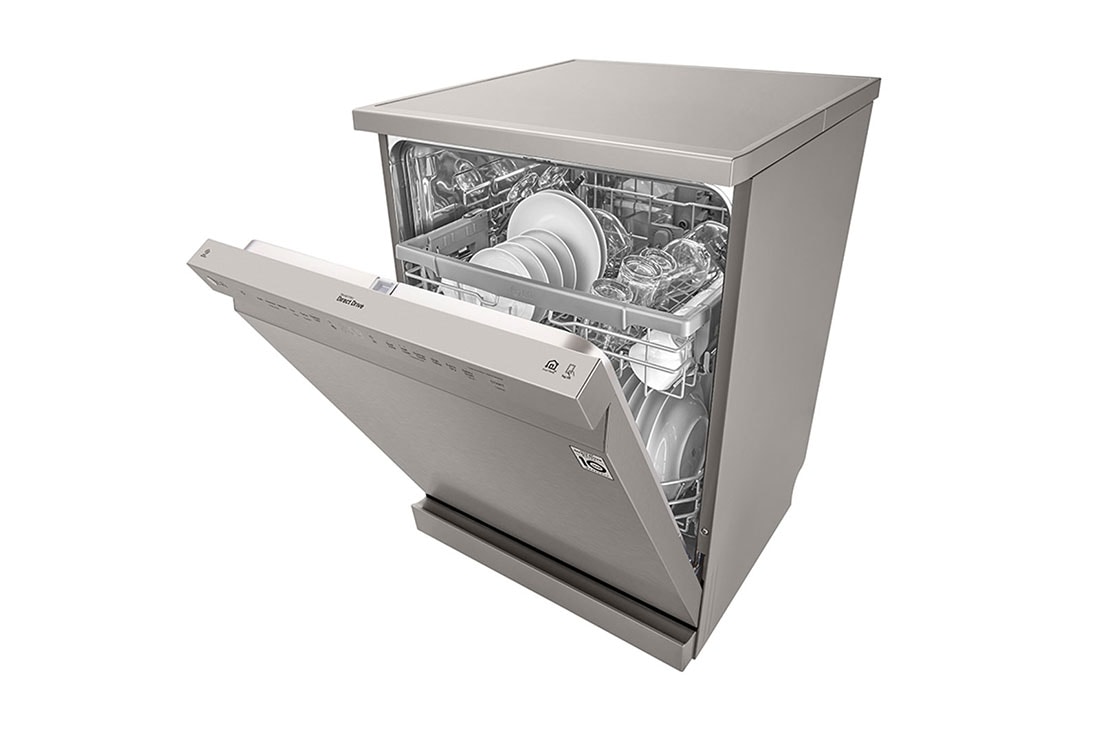 LG ال‌جی، ماشین ظرفشویی 14 نفره، فناوری™QuadWashو NFC، نقره‌ای , XD64S, thumbnail 9