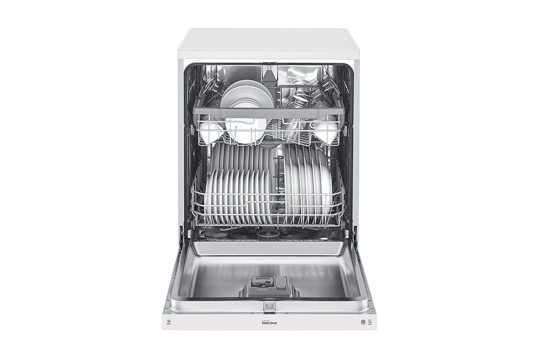 LG ال‌جی، ماشین ظرفشویی 14 نفره، فناوری™QuadWashو NFC، سفید  , XD64W, thumbnail 3