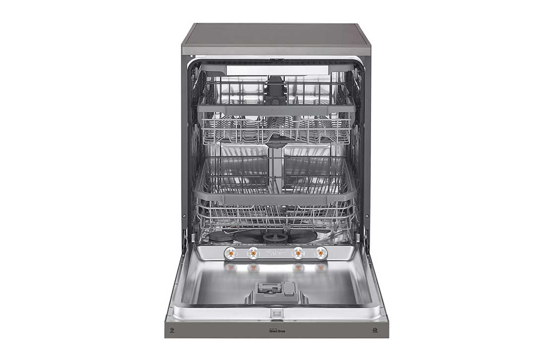 LG ال‌جی، ماشین ظرفشویی 14 نفره، فناوری™TrueSteam و™QuadWash، استیل مات, XD88NS, thumbnail 2