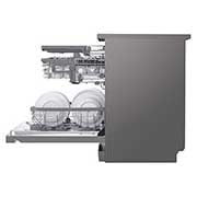 LG ال‌جی، ماشین ظرفشویی 14 نفره، فناوری™TrueSteam و™QuadWash، استیل مات, XD88NS, thumbnail 11