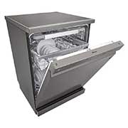 LG ال‌جی، ماشین ظرفشویی 14 نفره، فناوری™TrueSteam و™QuadWash، استیل مات, XD88NS, thumbnail 8