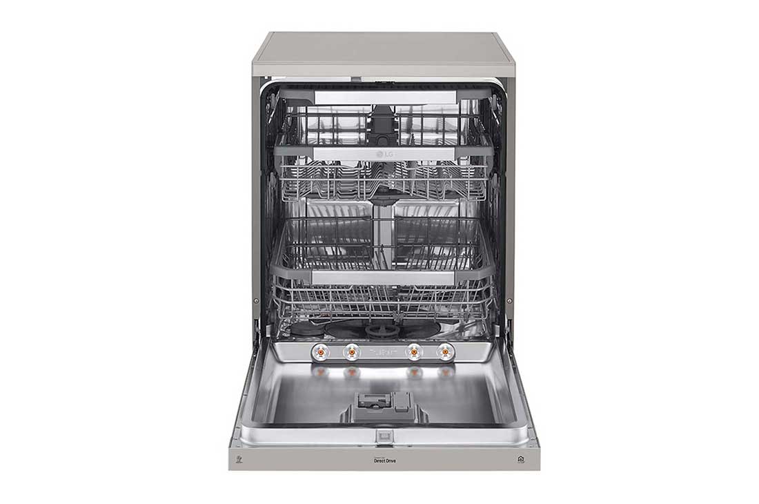 LG ال‌جی، ماشین ظرفشویی 14 نفره، فناوری™TrueSteam و™QuadWash، نقره‌ای مات  , XD88S, thumbnail 2
