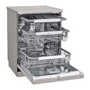 LG ال‌جی، ماشین ظرفشویی 14 نفره، فناوری™TrueSteam و™QuadWash، نقره‌ای مات  , XD88S, thumbnail 4