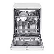 LG ال‌جی، ماشین ظرفشویی 14 نفره، فناوری™TrueSteam و™QuadWash، سفید  , XD88W, thumbnail 3