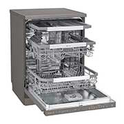 LG ال‌جی، ماشین ظرفشویی 14 نفره، فناوری ™TrueSteam و ™QuadWash، استیل مات , XD90DB, thumbnail 4