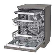 LG ال‌جی، ماشین ظرفشویی 14 نفره، فناوری ™TrueSteam و ™QuadWash، استیل مات , XD90DB, thumbnail 5