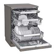 LG ال‌جی، ماشین ظرفشویی 14 نفره، فناوری ™TrueSteam و ™QuadWash، استیل مات , XD90DB, thumbnail 6