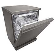 LG ال‌جی، ماشین ظرفشویی 14 نفره، فناوری ™TrueSteam و ™QuadWash، استیل مات , XD90DB, thumbnail 8