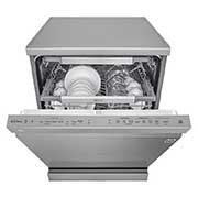 LG ال‌جی، ماشین ظرفشویی 14 نفره، فناوری™TrueSteam و™QuadWash، نقره‌ای مات  , XD90S, thumbnail 8