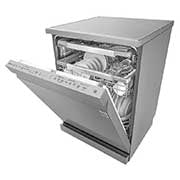 LG ال‌جی، ماشین ظرفشویی 14 نفره، فناوری™TrueSteam و™QuadWash، نقره‌ای مات  , XD90S, thumbnail 9