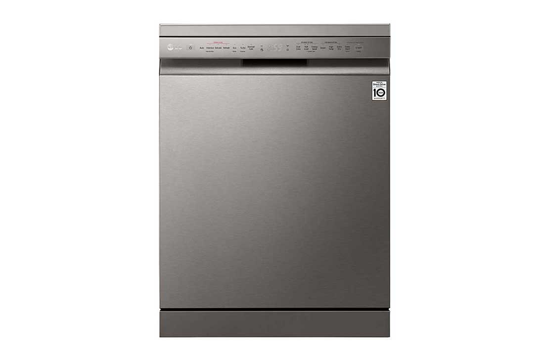 LG ال‌جی، ماشین ظرفشویی 14 نفره، فناوری™TrueSteam و™QuadWash ،نقره‌ای مات  , XD77S