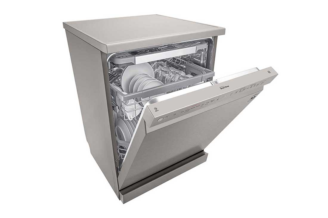 LG ال‌جی، ماشین ظرفشویی 14 نفره، فناوری™TrueSteam و™QuadWash ،نقره‌ای مات  , XD77S, thumbnail 8