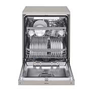 LG ال‌جی، ماشین ظرفشویی 14 نفره، فناوری™TrueSteam و™QuadWash ،نقره‌ای مات  , XD77S, thumbnail 3