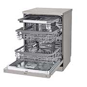 LG ال‌جی، ماشین ظرفشویی 14 نفره، فناوری™TrueSteam و™QuadWash ،نقره‌ای مات  , XD77S, thumbnail 5