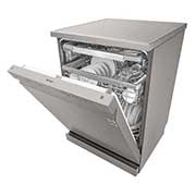 LG ال‌جی، ماشین ظرفشویی 14 نفره، فناوری™TrueSteam و™QuadWash ،نقره‌ای مات  , XD77S, thumbnail 9