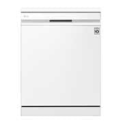 LG ال‌جی، ماشین ظرفشویی 14 نفره، فناوری™TrueSteam و™QuadWash، سفید  , XD90W, thumbnail 1
