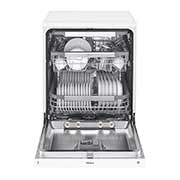 LG ال‌جی، ماشین ظرفشویی 14 نفره، فناوری™TrueSteam و™QuadWash، سفید  , XD90W, thumbnail 3