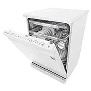 LG ال‌جی، ماشین ظرفشویی 14 نفره، فناوری™TrueSteam و™QuadWash، سفید  , XD90W, thumbnail 9