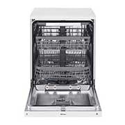 LG ال‌جی، ماشین ظرفشویی 14 نفره، فناوری™TrueSteam و™QuadWash، سفید  , XD77W, thumbnail 2