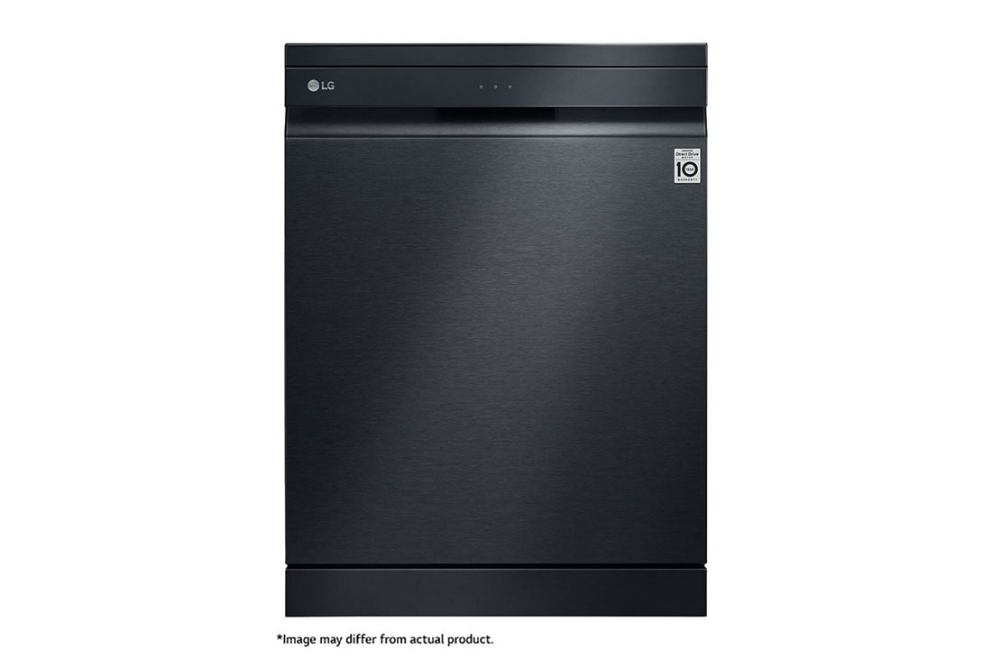 LG ال‌جی، ماشین ظرفشویی 14 نفره، فناوری ™Steam و ™QuadWash, Front View, DFB325HM