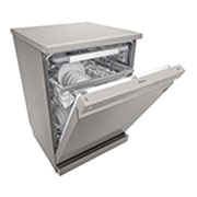LG ال‌جی، ماشین ظرفشویی 14 نفره، فناوری ™Steam و ™QuadWash, Left side open view, DFB425FP, thumbnail 6